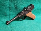 STOEGER LUGER PISTOL .22LR. BLUED. 4.5 INCH BARREL. IN ORIGINAL BOX W-PAPERS. W-1 MAGAZINE. VERY NICE! - 6 of 15