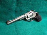 RUGER SECURITY SIX - STAINLESS. DOUBLE ACTION. 6 INCH BARREL. IN RUGER HARD CASE. NICE CONDITION! MFG. IN 1977 - 6 of 15