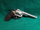 RUGER SECURITY SIX - STAINLESS. DOUBLE ACTION. 6 INCH BARREL. IN RUGER HARD CASE. NICE CONDITION! MFG. IN 1977 - 2 of 15