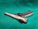 RUGER STANDARD AUTO MARK II TARGET - .22 LR. STAINLESS. 5.5 INCH BARREL. W-ONE MAG. NICE BORE!. MFG. IN 1986 - 11 of 15