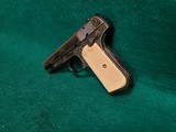 COLT 1903 - GORGEOUS PISTOL ENGRAVED BY DENISE THIRION W-CERTIFICATE OF AUTHENTICITY. W-REAL IVORY GRIPS. MFG. IN 1919 - .32 ACP - 6 of 15