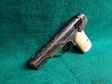 COLT 1903 - GORGEOUS PISTOL ENGRAVED BY DENISE THIRION W-CERTIFICATE OF AUTHENTICITY. W-REAL IVORY GRIPS. MFG. IN 1919 - .32 ACP - 5 of 15