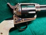 COLT - SINGLE ACTION ARMY SAA - 1ST GEN. 7.5 INCH BARREL. W-REAL PEARL GRIPS. W-COLT LETTER. BEAUTIFUL! MFG. IN 1914 - .38 SPECIAL - 14 of 21