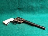 COLT - SINGLE ACTION ARMY SAA - 1ST GEN. 7.5 INCH BARREL. W-REAL PEARL GRIPS. W-COLT LETTER. BEAUTIFUL! MFG. IN 1914 - .38 SPECIAL - 21 of 21