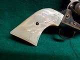 COLT - SINGLE ACTION ARMY SAA - 1ST GEN. 7.5 INCH BARREL. W-REAL PEARL GRIPS. W-COLT LETTER. BEAUTIFUL! MFG. IN 1914 - .38 SPECIAL - 13 of 21