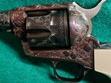 COLT - SINGLE ACTION ARMY MATCHING PAIR. BEAUTIFULLY ENGRAVED BY VALENYA. W-REAL IVORY GRIPS. 1971 NRA CENTENNITAL. GORGEOUS! - .45 COLT - 21 of 25