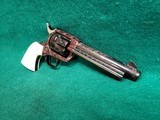 COLT - SINGLE ACTION ARMY MATCHING PAIR. BEAUTIFULLY ENGRAVED BY VALENYA. W-REAL IVORY GRIPS. 1971 NRA CENTENNITAL. GORGEOUS! - .45 COLT - 8 of 25