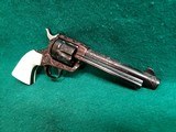 COLT - SINGLE ACTION ARMY MATCHING PAIR. BEAUTIFULLY ENGRAVED BY VALENYA. W-REAL IVORY GRIPS. 1971 NRA CENTENNITAL. GORGEOUS! - .45 COLT - 12 of 25