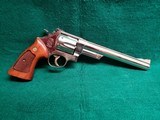Smith & Wesson - MODEL 29-2. FACTORY NICKEL PLATED. PINNED AND RECESSED. 8.25 INCH BARREL. MINTY BORE! MFG. CIRCA 79-80 - .44 MAGNUM - 1 of 25