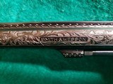Smith & Wesson - MODEL 17-4 PINNED AND RECESSED 8.38 IN. BARREL W-REAL IVORY GRIPS EUROPEAN STYLE ENGRAVING BY VASCO REVERA GORGEOUS PISTOL! - .22 LR - 14 of 25