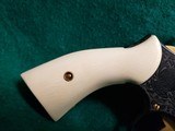 Smith & Wesson - MODEL 17-4 PINNED AND RECESSED 8.38 IN. BARREL W-REAL IVORY GRIPS EUROPEAN STYLE ENGRAVING BY VASCO REVERA GORGEOUS PISTOL! - .22 LR - 13 of 25