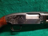 WINCHESTER - MODEL 12 - 28 INCH SIMMONS VENT RIB BARREL MASTER ENGRAVED BY VALENYA FULL CHOKE GORGEOUS WOOD MFG. IN 1937 MINTY BORE! - 20 GA - 14 of 24
