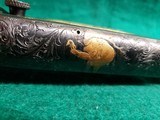 Browning/FN Herstal - TROMBONE. ENGRAVED BY MASTER ENGRAVER ANGELO BEE W-GAME SCENES. GORGEOUS CUSTOM WALNUT STOCK. BLUED FINISH. WORK OF ART - .22 LR - 14 of 21