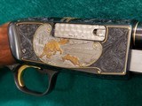Browning/FN Herstal - TROMBONE. ENGRAVED BY MASTER ENGRAVER ANGELO BEE W-GAME SCENES. GORGEOUS CUSTOM WALNUT STOCK. BLUED FINISH. WORK OF ART - .22 LR - 17 of 21