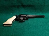 SMITH & WESSON - MODEL 19-3 PINNED AND RECESSED 6 INCH BARREL ENGRAVED W-REAL CARVED ELEPHANT IVORY GRIPS MFG. 1975 NICE BORE! - 357 magnum - 18 of 24