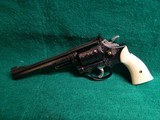 SMITH & WESSON - MODEL 19-3 PINNED AND RECESSED 6 INCH BARREL ENGRAVED W-REAL CARVED ELEPHANT IVORY GRIPS MFG. 1975 NICE BORE! - 357 magnum - 2 of 24