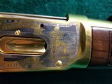 WINCHESTER - 94AE INVESTMENT ARMS 24K GOLD PLATED #4 OF 10 LIMITED EDITION LASER ENGRAVED SHASTA COUNTY 150TH ANNIVERSARY W-CASE - .45 Colt - 23 of 25