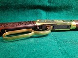 WINCHESTER - 94AE INVESTMENT ARMS 24K GOLD PLATED #4 OF 10 LIMITED EDITION LASER ENGRAVED SHASTA COUNTY 150TH ANNIVERSARY W-CASE - .45 Colt - 19 of 25