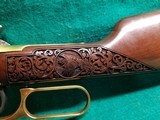 WINCHESTER - 94AE INVESTMENT ARMS 24K GOLD PLATED #4 OF 10 LIMITED EDITION LASER ENGRAVED SHASTA COUNTY 150TH ANNIVERSARY W-CASE - .45 Colt - 11 of 25