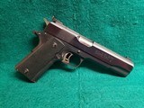 Colt - MODEL 1911 SERIES 80 MK IV GOLD CUP NATIONAL MATCH - GOVERNMENT MODEL - BLUED. 5 INCH BARREL. W-1 MAG. MFG. IN 1983. VERY NICE! - .45 ACP - 1 of 23