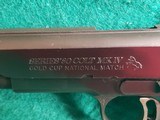 Colt - MODEL 1911 SERIES 80 MK IV GOLD CUP NATIONAL MATCH - GOVERNMENT MODEL - BLUED. 5 INCH BARREL. W-1 MAG. MFG. IN 1983. VERY NICE! - .45 ACP - 11 of 23