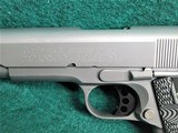 COLT - 1911 GOVERNMENT MODEL MK IV SERIES 70. CUSTOM SHOP. LIMITED EDITION 1 OF 100. STAINLESS. W-2 MAGS. BRAND NEW IN CASE! SKU#01070A1CS-C - .45 ACP - 7 of 11