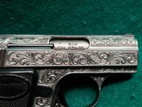 BROWNING - BABY BROWNING. MASTERFULLY ENGRAVED BY CLINT FINLEY. W-ONE MAGAZINE. GORGEOUS PISTOL! MFG. IN 1968 - 25 ACP - 21 of 22