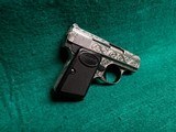 BROWNING - BABY BROWNING. MASTERFULLY ENGRAVED BY CLINT FINLEY. W-ONE MAGAZINE. GORGEOUS PISTOL! MFG. IN 1968 - 25 ACP - 2 of 22