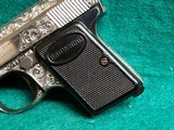 BROWNING - BABY BROWNING. MASTERFULLY ENGRAVED BY CLINT FINLEY. W-ONE MAGAZINE. GORGEOUS PISTOL! MFG. IN 1968 - 25 ACP - 20 of 22