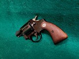 COLT - COBRA. FIRST MODEL. BLUED. 2 INCH BARREL. MINTY BORE. MFG. IN 1970. COLLECTIBLE VINTAGE REVOLVER! - .38 SPECIAL - 6 of 16