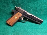 COLT - 1911 GOVERNMENT MODEL. MK IV/SERIES 70. BLUED. 5 INCH BARREL. W-ONE MAG. MINTY BORE! MFG. IN 1977 - .38 SUPER - 1 of 15
