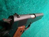 COLT - 1911 GOVERNMENT MODEL. MK IV/SERIES 70. BLUED. 5 INCH BARREL. W-ONE MAG. MINTY BORE! MFG. IN 1977 - .38 SUPER - 12 of 15