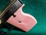 LORCIN - L25. SEMI-AUTO. POCKET PISTOL. CHROME W-PINK GRIPS. 2.5 INCH BARREL. W-ONE MAG. SOLD AS-IS - .25 ACP - 11 of 15
