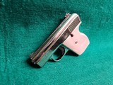 LORCIN - L25. SEMI-AUTO. POCKET PISTOL. CHROME W-PINK GRIPS. 2.5 INCH BARREL. W-ONE MAG. SOLD AS-IS - .25 ACP - 5 of 15