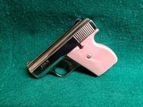 LORCIN - L25. SEMI-AUTO. POCKET PISTOL. CHROME W-PINK GRIPS. 2.5 INCH BARREL. W-ONE MAG. SOLD AS-IS - .25 ACP - 4 of 15