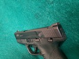 Smith & Wesson - MODEL M&P9 SHIELD. BLACK. 3 INCH BARREL. W-ONE 8 ROUND MAG. MINTY BORE! GREAT CONDITION! - 9mm Luger - 11 of 20