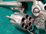 RUGER - SECURITY SIX. STAINLESS. DOUBLE ACTION. 6 INCH BARREL. ENGRAVED BY CLINT FINLEY.GORGEOUS! MFG. IN 1977 - .357 MAGNUM - 20 of 21