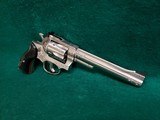 RUGER - SECURITY SIX. STAINLESS. DOUBLE ACTION. 6 INCH BARREL. ENGRAVED BY CLINT FINLEY.GORGEOUS! MFG. IN 1977 - .357 MAGNUM - 3 of 21