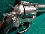 RUGER - SECURITY SIX. STAINLESS. DOUBLE ACTION. 6 INCH BARREL. ENGRAVED BY CLINT FINLEY.GORGEOUS! MFG. IN 1977 - .357 MAGNUM - 8 of 21