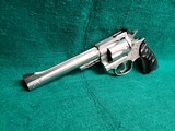 RUGER - SECURITY SIX. STAINLESS. DOUBLE ACTION. 6 INCH BARREL. ENGRAVED BY CLINT FINLEY.GORGEOUS! MFG. IN 1977 - .357 MAGNUM - 5 of 21