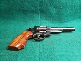 Smith & Wesson - MODEL 28-2 HIGHWAY PATROLMAN. PINNED AND RECESSED. N-FRAME. BLUED. 6 INCH BARREL. EXCELLENT CONDITION! MFG. CIRCA 1976 - .357 Magnum - 23 of 25