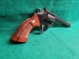 Smith & Wesson - MODEL 19-5. BLUED. 6 INCH BARREL. 6-SHOT DOUBLE ACTION. MINTY BORE! MFG. IN MID 80'S - .357 Magnum - 2 of 20