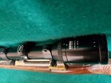 BROWNING - OLYMPIAN. FINLAND MADE. ONE-OF-A-KIND ENGRAVED BY BAPTISTE W-GOLD INLAYS. W-WEST GERMAN ZEISS DIAVARI SCOPE. GORGEOUS RIFLE! - .22-250 - 11 of 20