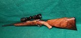 BROWNING - OLYMPIAN. FINLAND MADE. ONE-OF-A-KIND ENGRAVED BY BAPTISTE W-GOLD INLAYS. W-WEST GERMAN ZEISS DIAVARI SCOPE. GORGEOUS RIFLE! - .22-250 - 6 of 20