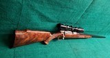 BROWNING - OLYMPIAN. FINLAND MADE. ONE-OF-A-KIND ENGRAVED BY BAPTISTE W-GOLD INLAYS. W-WEST GERMAN ZEISS DIAVARI SCOPE. GORGEOUS RIFLE! - .22-250 - 2 of 20
