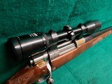 BROWNING - OLYMPIAN. FINLAND MADE. ONE-OF-A-KIND ENGRAVED BY BAPTISTE W-GOLD INLAYS. W-WEST GERMAN ZEISS DIAVARI SCOPE. GORGEOUS RIFLE! - .22-250 - 15 of 20