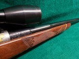 BROWNING - OLYMPIAN. FINLAND MADE. ONE-OF-A-KIND ENGRAVED BY BAPTISTE W-GOLD INLAYS. W-WEST GERMAN ZEISS DIAVARI SCOPE. GORGEOUS RIFLE! - .22-250 - 7 of 20