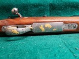 BROWNING - OLYMPIAN. FINLAND MADE. ONE-OF-A-KIND ENGRAVED BY BAPTISTE W-GOLD INLAYS. W-WEST GERMAN ZEISS DIAVARI SCOPE. GORGEOUS RIFLE! - .22-250 - 18 of 20