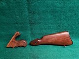 NICE WOOD STOCK AND FORWARD PISTOL GRIP FOR THOMPSON SUBMACHINE GUN "TOMMY GUN" - .45 ACP - 2 of 15