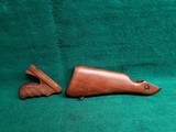 NICE WOOD STOCK AND FORWARD PISTOL GRIP FOR THOMPSON SUBMACHINE GUN "TOMMY GUN" - .45 ACP - 1 of 15